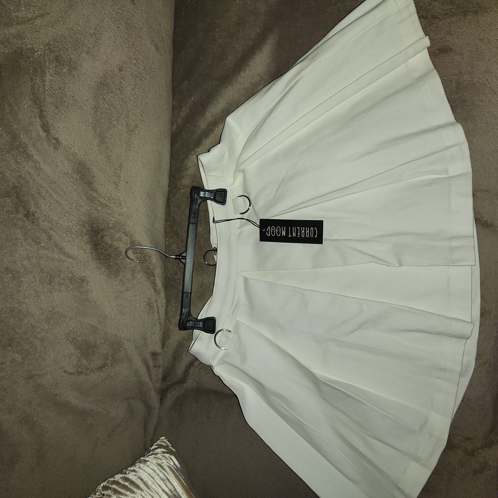 NWT Current Mood White Denim Skirt XXL